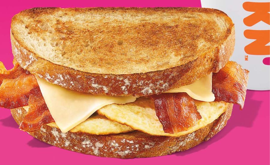 Dunkin Donuts Sandwich Menu